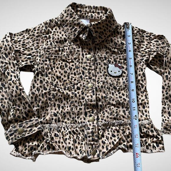 365 Kids from Granimals x Hello Kitty Sanrio 2020 Cheeta Jacket Kids Sz 7 - Picture 8 of 11
